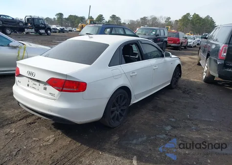 2012 Audi A4 2.0T Premium z USA, uszkodzony, nr VIN WAUFFAFL7CN000663